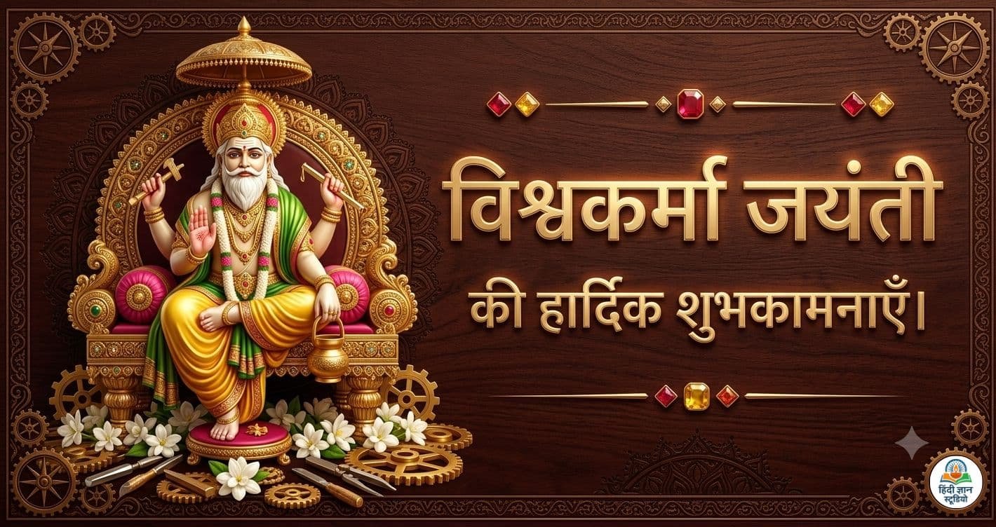 Happy Vishwakarma Pooja Wishes Photos Pics in Hindi Font
