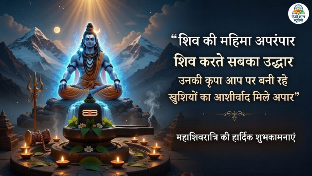 Happy Maha Shivratri Wishes Quote Image