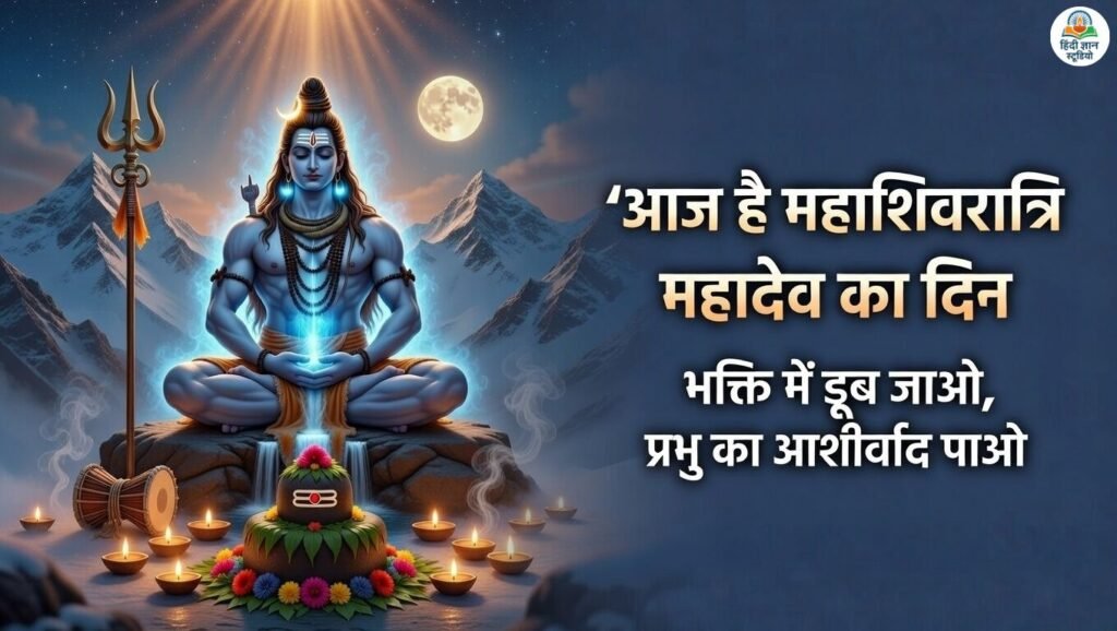 aaj hai Mahashivratri mahadev ka din