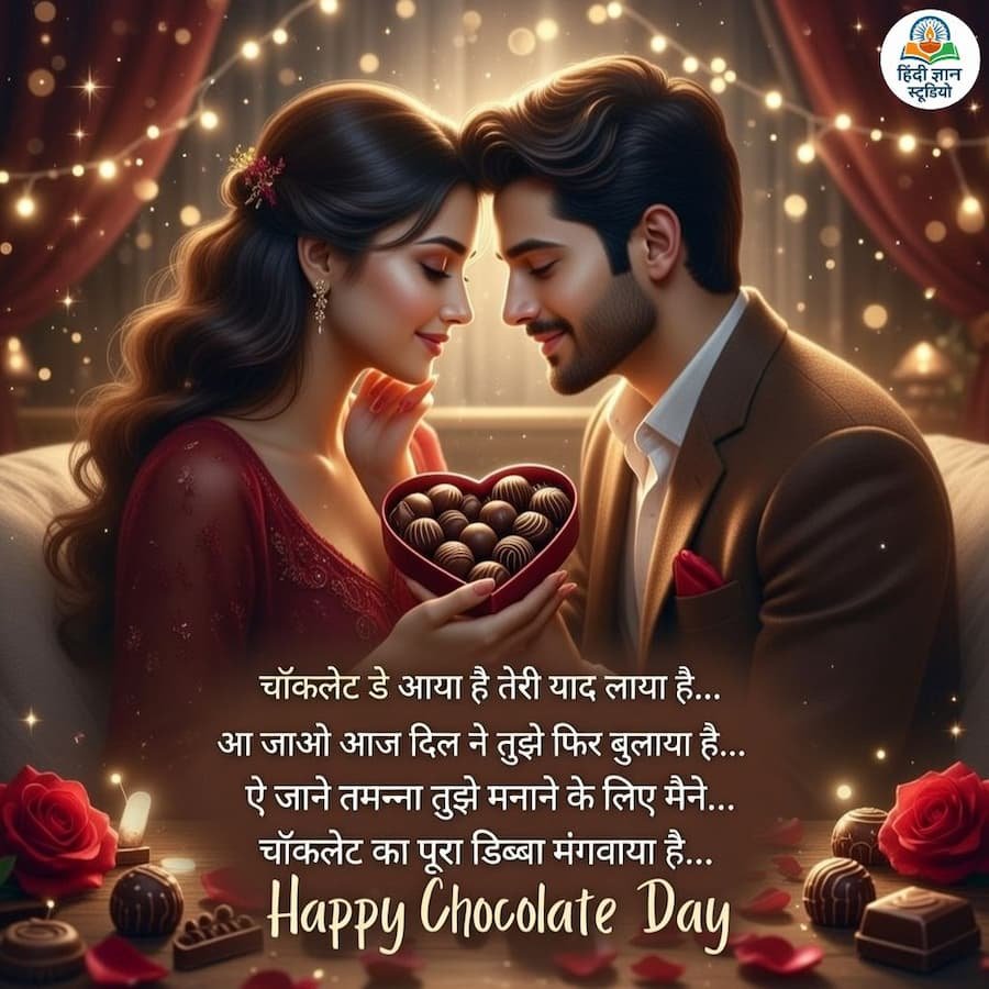 happy chocolate day shayari in hindi