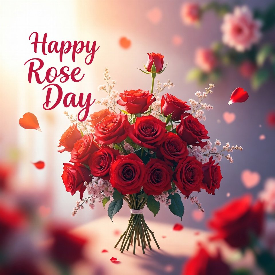 happy rose day photo