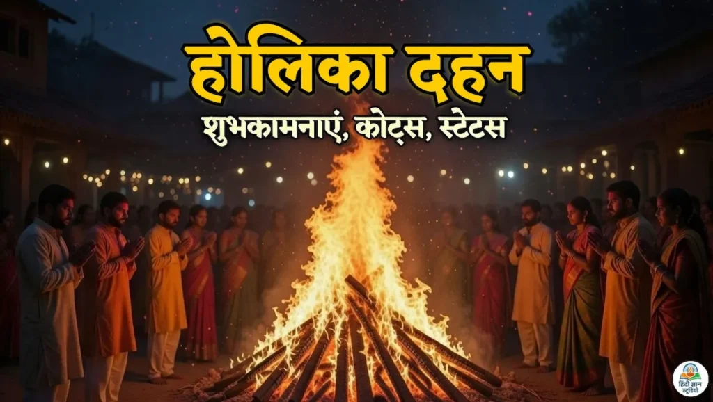 Holika Dahan Quotes 2026: होलिका दहन की शुभकामनाएं देने के लिए ख़ास कोट्स, मैसेज, कैप्शन और स्टेटस 1 होलिका दहन कोट्स, विशेज, इंस्टाग्राम कैप्शन और बधाई संदेश इन हिंदी