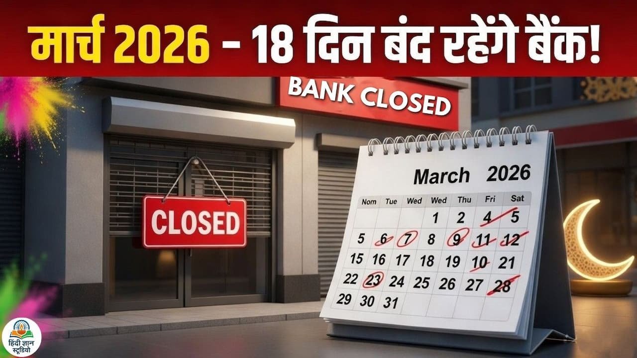 March 2026 Bank Holidays List in India