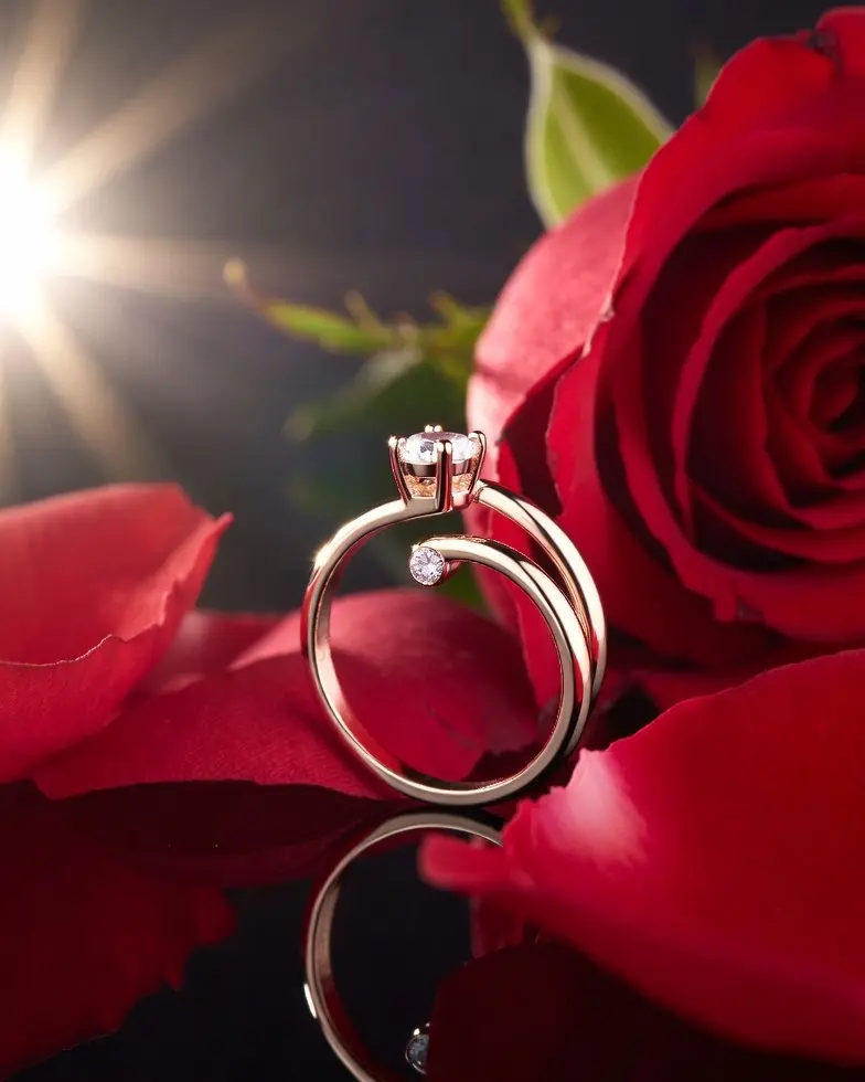 Rose Gold Adjustable Ring