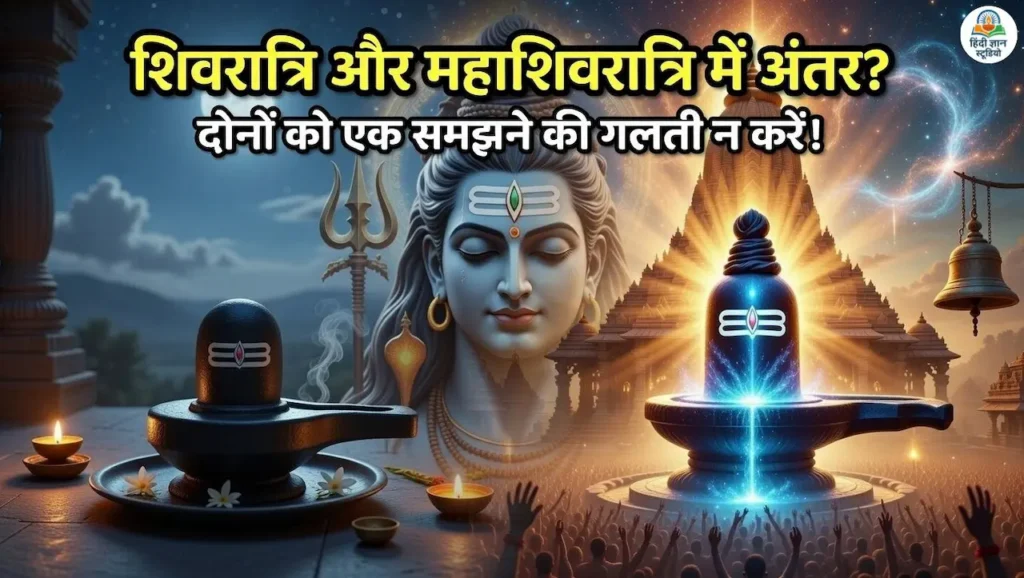 शिवरात्रि और महाशिवरात्रि में अंतर