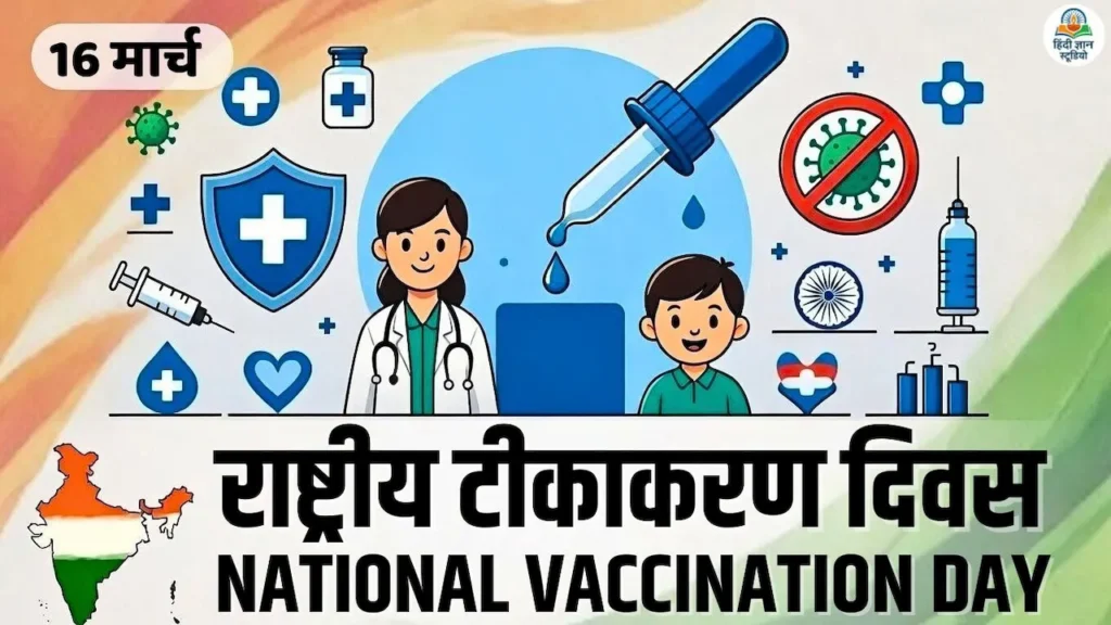 National Vaccination Day 2026 (राष्ट्रीय टीकाकरण दिवस - 16 मार्च)