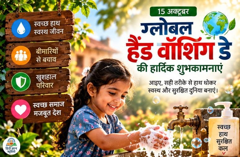 15 october global handwashing day wishes poster