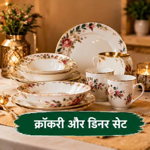 करवा चौथ 2026 पर पत्नी को क्या गिफ्ट दें? ज्वेलरी से रोमांटिक सरप्राइज तक 10 बेस्ट आइडियाज 6 dinner or crockery set