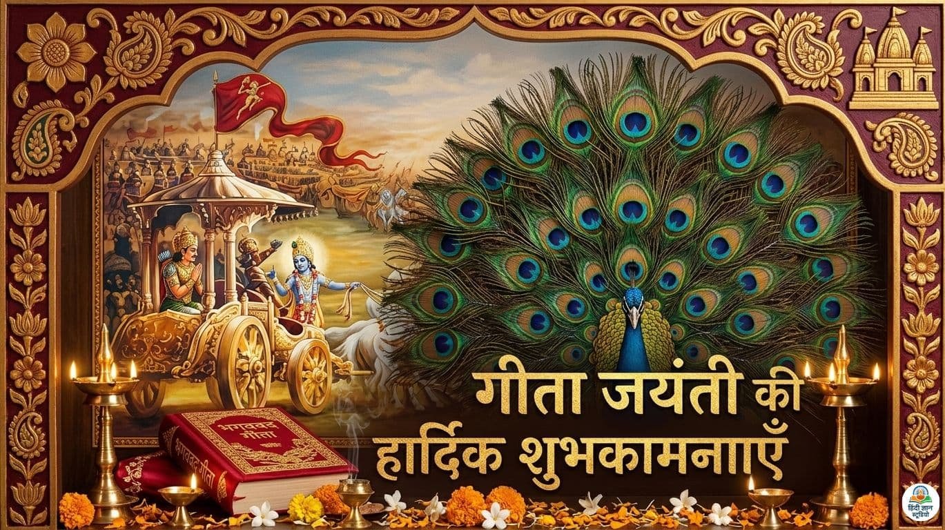 गीता जयंती की हार्दिक शुभकामनाएं 2026