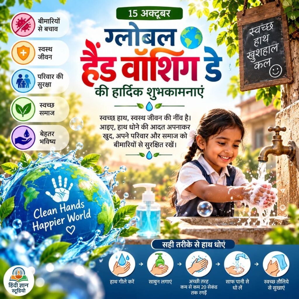 global handwashing day wishes hindi