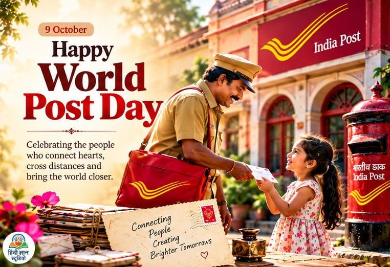 happy world post day wishes message