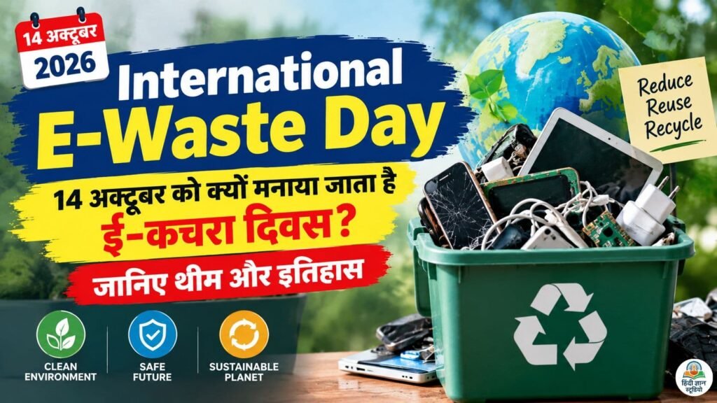 International E-Waste Day 2026: 14 अक्टूबर को क्यों मनाया जाता है ई-कचरा दिवस? जानिए थीम और इतिहास