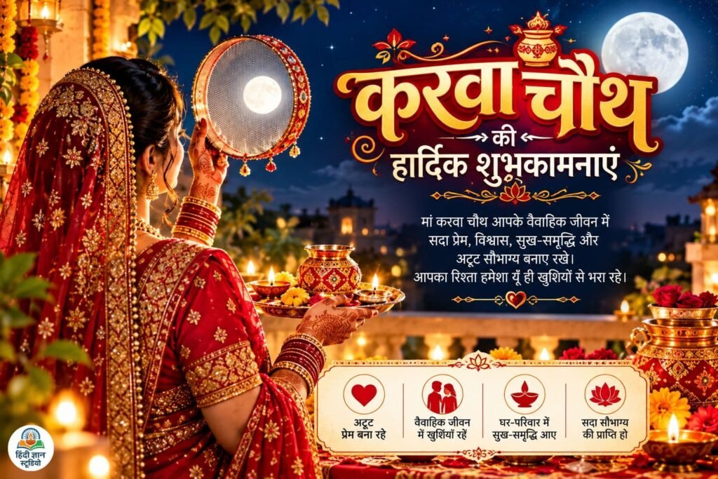 Karwa Chauth Wishes 2026 Photo: करवा चौथ पर जीवनसाथी को भेजें ये प्यार भरे संदेश, कोट्स और शायरी 5 karwa chauth wishes quotes hindi