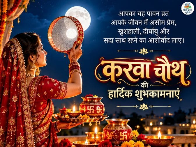 Karwa Chauth Wishes 2026 Photo: करवा चौथ पर जीवनसाथी को भेजें ये प्यार भरे संदेश, कोट्स और शायरी 1 karwa chauth wishes shayari hindi