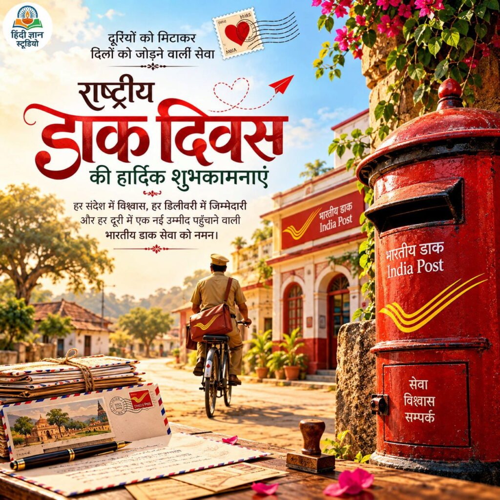 राष्ट्रीय डाक दिवस की शुभकामनाएं कोट्स