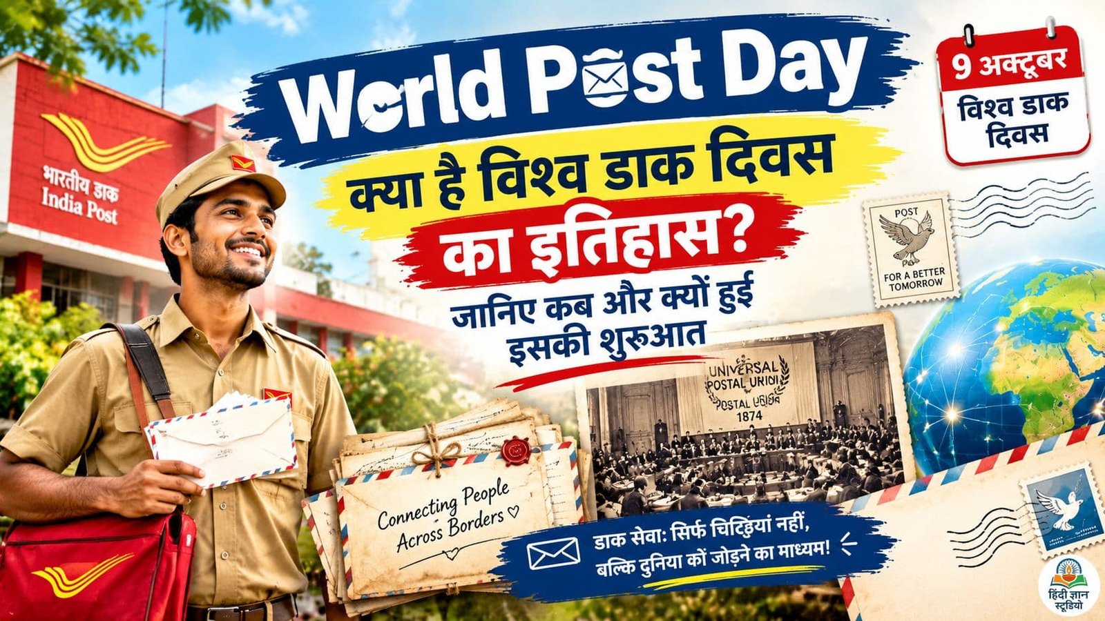 World Post Day 2026: विश्व डाक दिवस की थीम, इतिहास और महत्व